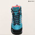 Scarpe da trekking da donna CMP Moon Mid WP verde acqua/rosso fluo 9