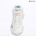 Scarpe da pallavolo da donna Mizuno Wave Voltage 2 Mid bianco/aleuziano/rosa nuvola 9