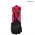 Timberland Premium 6 In Lace scarpe da bambino in nabuk nero/rosa scuro 18