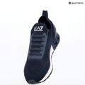 EA7 Emporio Armani blazer navy in maglia bianca e nera/scarpe bianche 9