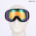 UVEX Downhill 2100 CV occhiali da sci nero opaco/giallo specchiato opale 7