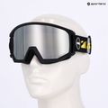 UVEX Athletic CV occhiali da sci nero opaco / argento specchiato verde 7