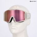 Oakley Line Miner M opaco b1b cool grey/prizm rose gold iridium occhiali da sci 6
