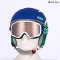 HEAD Casco da sci per bambini Mojo Set + occhiali Jr blu/verde/rosso argento 8