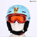 Casco da sci per bambini UVEX Viti Set + occhiali Speedy Pro azzurro birdy/lasergold lite 8