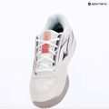 Mizuno Cyclone Speed 5 scarpe da pallavolo bianco/viola indaco/rosa camelia 9