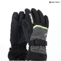 Guanto da sci Reusch Outset R-Tex XT nero/nero melange/verde neon 11