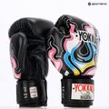 Guanti da boxe da uomo YOKKAO Flames nero 12
