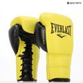 Everlast Powerlock 2 Laced Pro Training guantoni da boxe giallo neon 14