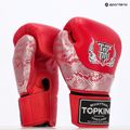 Guanti da boxe Top King Muay Thai Power Snake rosso/argento 7