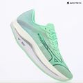 Scarpe da corsa da uomo Mizuno Wave Rebellion Flash 2 neo mint/vintage indigo/hint of mint 9