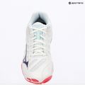 Scarpe da pallavolo Mizuno Wave Voltage 2 bianco/viola indaco/rosa camelia 11