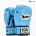 WINDY Guantoni da boxe classici in pelle sintetica blu cielo 8