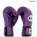 WINDY Guantoni da boxe classici in pelle sintetica viola 8