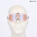 Occhiali da sole Bliz Fusion Nano Optics Nordic Light opaco bianco/corallo/ arancio con blu multi 7