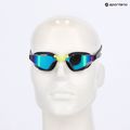 SWANS Valkyrie SR-72M PAF AB occhiali da nuoto a specchio fumo/smeraldo 7