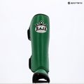 RAJA BOXING Parastinchi leggeri in vera pelle verde scuro Protezioni per tibia e piede 8