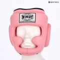 WINDY Casco da boxe rosa in vera pelle 6