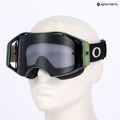 Oakley Airbrake Occhiali da ciclismo MTB nero verde colourshift/grigio chiaro 6