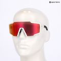 Occhiali da sole SCOTT Shield Compact bianco opaco/rosso cromato 7