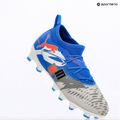 PUMA Future 8 Match Forever FG/AG Jr scarpe da calcio bianco/ultra blu/grigio piuma/puma nera/rosso brillante 9