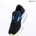 Brooks Ghost 16, scarpe da corsa da uomo, nero/cobalto/giallo ghiaccio 10