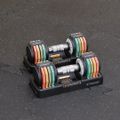 Set di manubri regolabili TREXO 2 x 5 kg multicolore 8