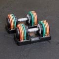 Set di manubri regolabili TREXO 2 x 10 kg multicolore 13