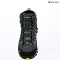 Stivali da trekking da uomo CMP Rigel Mid grigio/giallo fluo 13