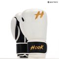 HOOK FIGHTING Ready to Fight Guanti da boxe in pelle bianchi 8
