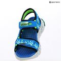 SKECHERS Mega Splash sandali per bambini nero/blu/lime 4