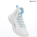 Under Armour CURRY 4 FLOTRO scarpe da basket bianco/stream/argento metallico 9
