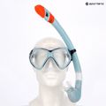 AQUASTIC Shoal set snorkeling maschera + boccaglio blu 12
