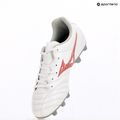 Scarpe da calcio Mizuno Monarcida Neo III Select Jr MD da bambino bianco/rosso radiante 9