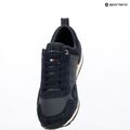 Tommy Hilfiger scarpe da uomo Iconic Leather Suede Mix Runner mezzanotte 9