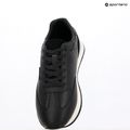 Calvin Klein scarpe da uomo HM0HM01871 Low Prof Runn Laceup Perf Lth Nero/Bianco brillante 9