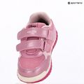 Scarpe Geox Lightyloo rosa scuro per bambini 19