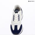 EA7 Emporio Armani Bianco e Nero Scarpe vintage bianco/medievale blu 12
