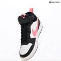 Nike Court Borough Mid 2 nero/impulso del tramonto/bianco scarpe da bambino 9