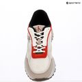 Scarpe da uomo Calvin Klein YM0YM01379 Hike Runner Mesh MIX bright white/grey/flame scarlet 9