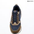 Scarpe da uomo Aeronautica Militare 252SC0288UCT03545 navy blue/brown 9