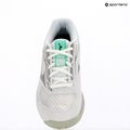 Scarpe da pallavolo per bambini Mizuno Cyclone Speed 5 bianco/nero/smeraldo ghiacciato 13