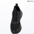 Scarpe da uomo Calvin Klein YM0YM01442 Eva Runner Lace Up Mat Mix 0GJ triple black 9