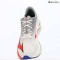Scarpe da corsa da uomo Mizuno Wave Rebellion Flash 3 bianco/fiery coral 2/iris bloom 10