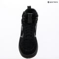 Scarpe da bambino Nike Court Borough Mid 2 black/black/black 9