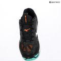 Scarpe da pallamano Mizuno Wave Stealth 6 nero/tangelo/verde ghiaccio 9