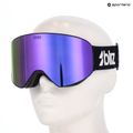 Maschera da sci Bliz Flow matte black/brown/purple multi 7