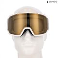 Maschera da sci Salomon S/View 3 Access white/flash gold 7