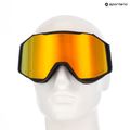 Maschera da sci UVEX Gravity FM black matt/mirror yellow/orange/clear 6