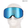 Maschera da sci Alpina Slope Q-Lite black/black matt/blue 6